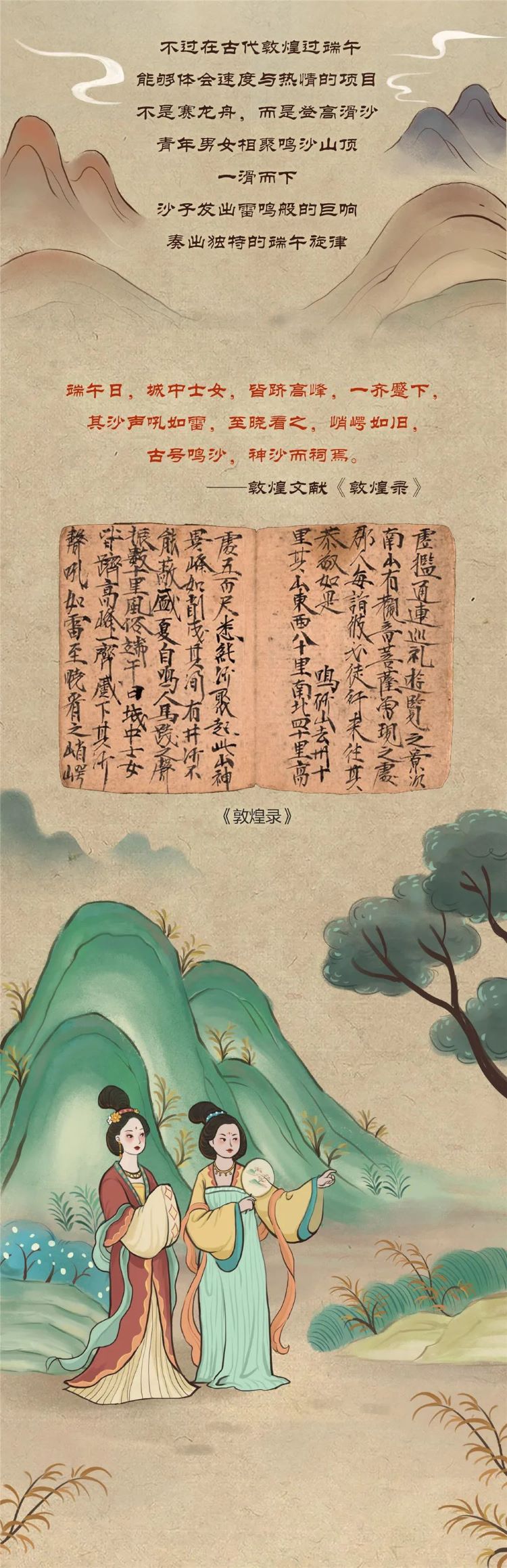 古代敦煌端午习俗