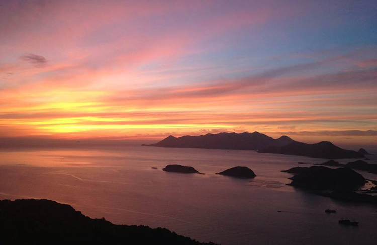 霞浦夕阳景色